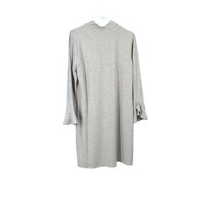 Gray Long Sleeve Dress